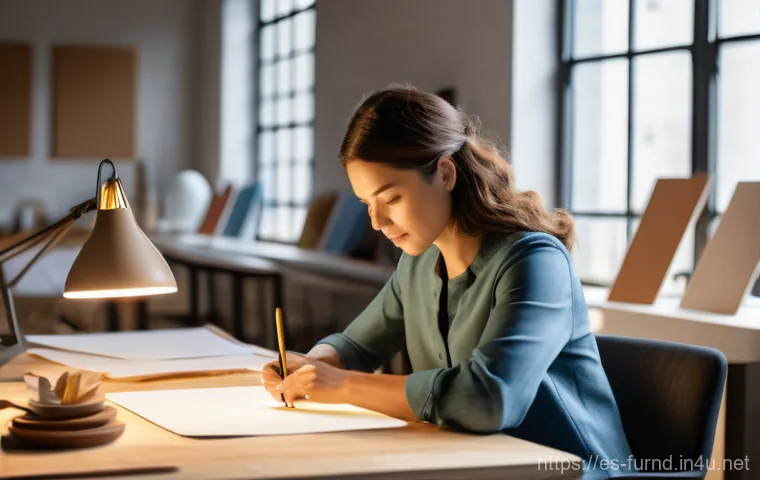 가구디자인 고객 리뷰 관리 방법 - **Prompt:** A skilled female furniture designer, in her late 30s with an intelligent and focused exp...