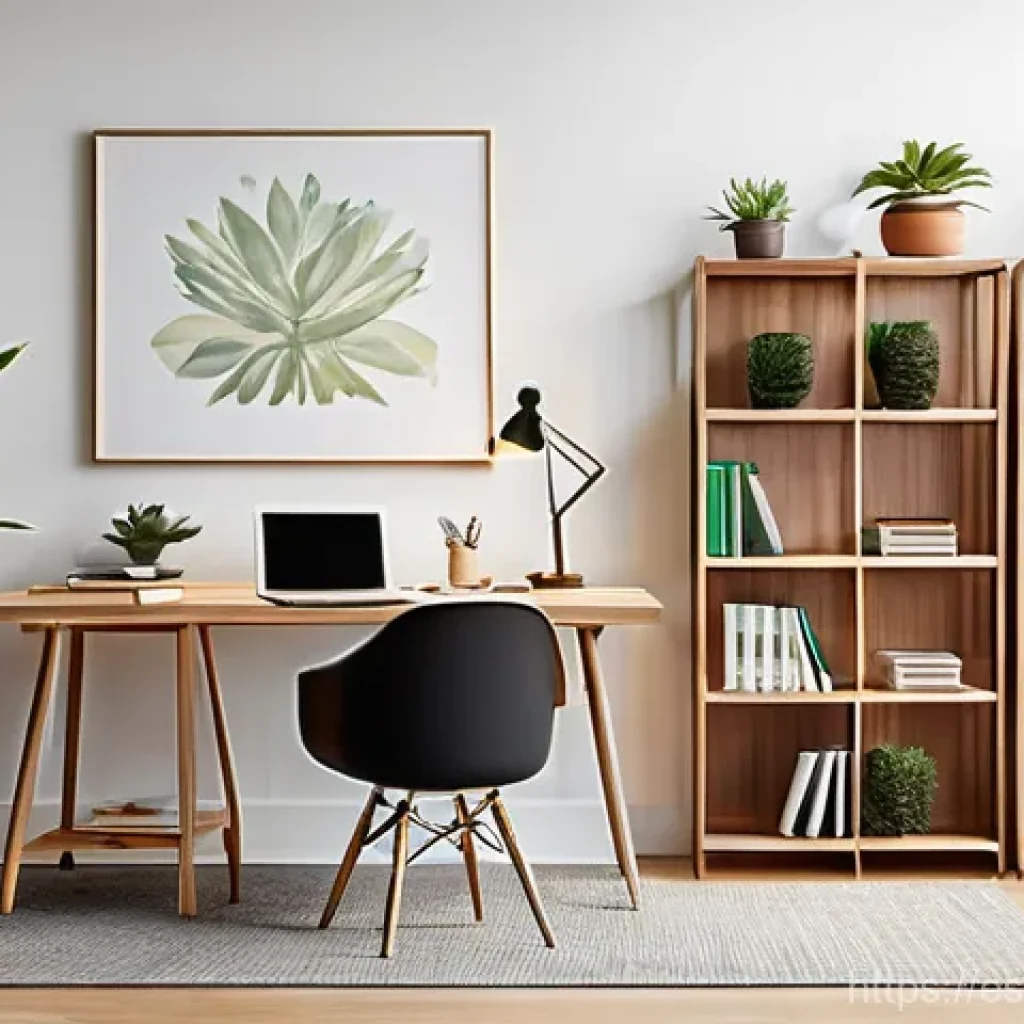 가구디자인 직무 인터뷰 준비법 - **Prompt 1: The Polished Portfolio Presentation**
"A professional, well-dressed female furniture...